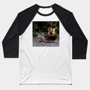 Snail-mobile ride Baseball T-Shirt